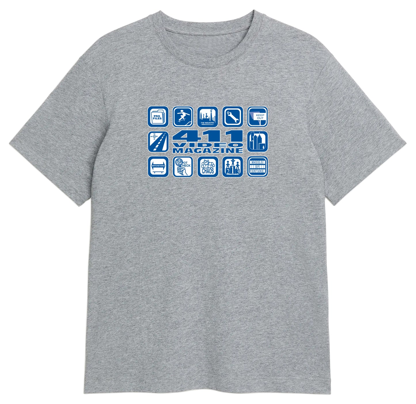 411VM Icons S/S Tee Heather Grey