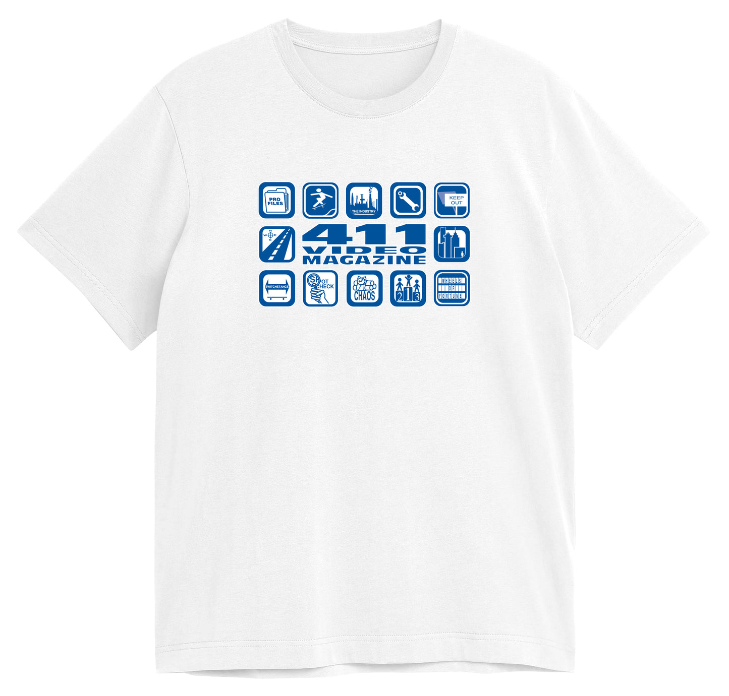 411VM Icons S/S Tee White