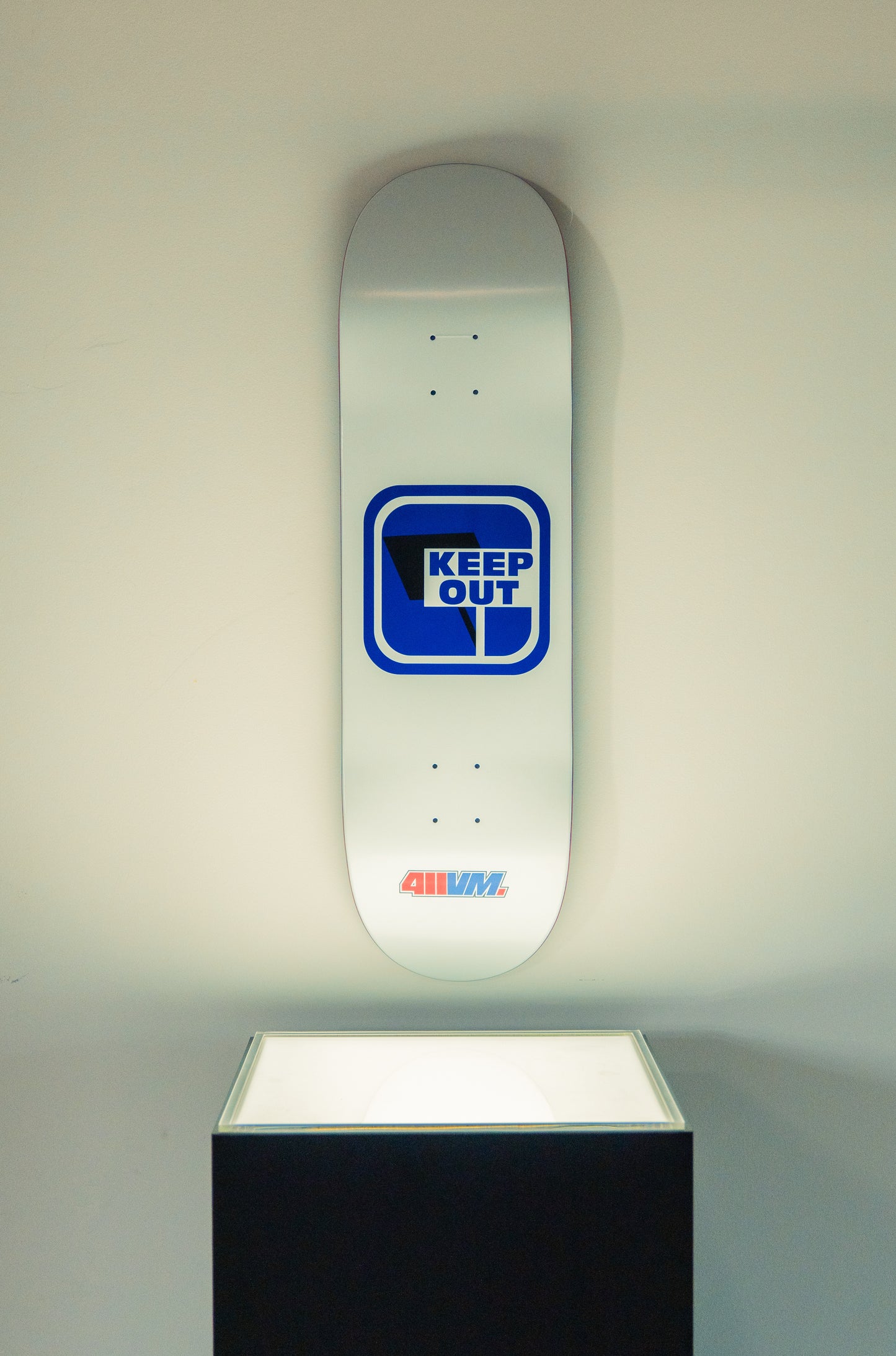 411VM Private Property Icon Deck 9.0" White