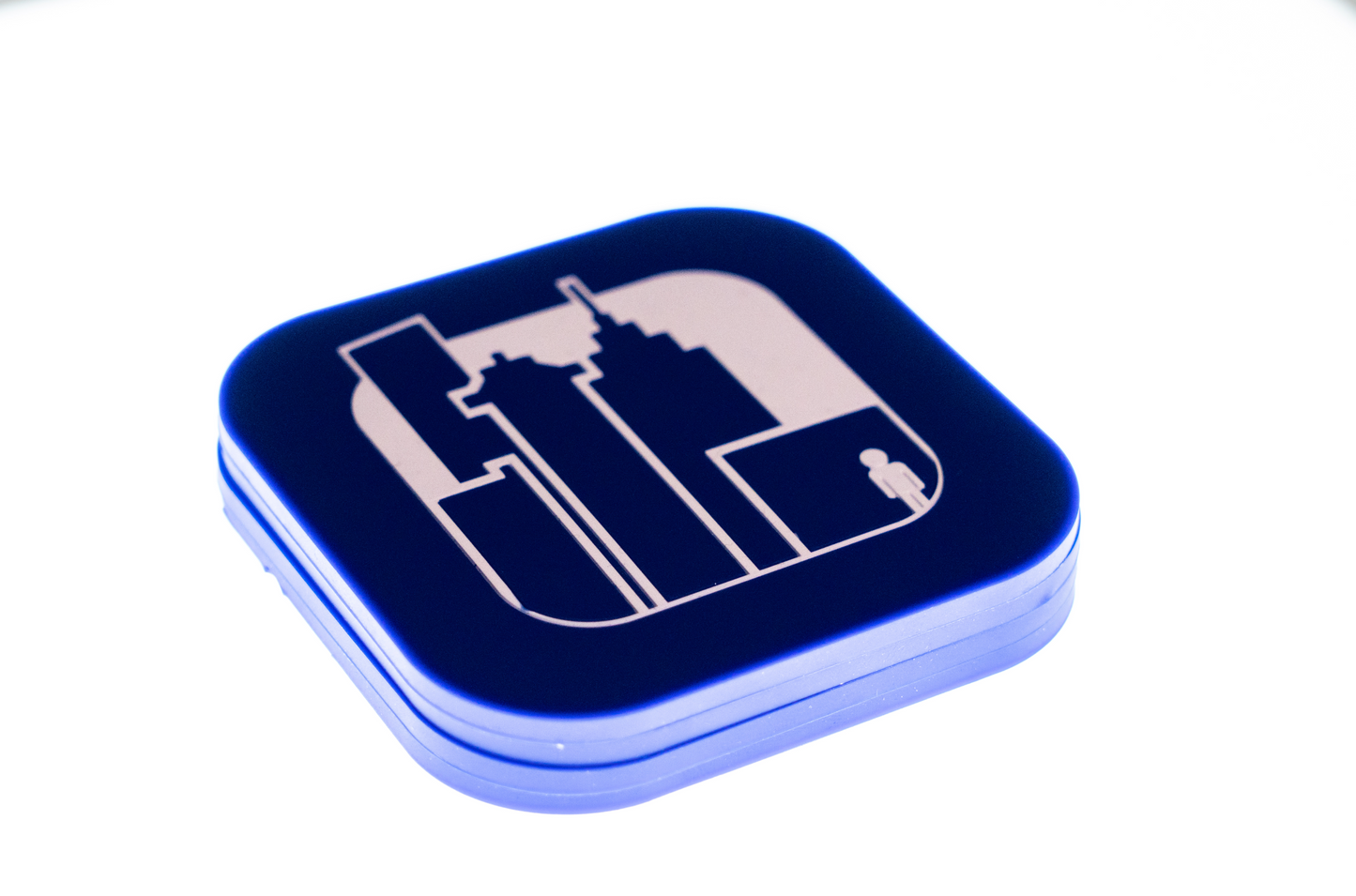 Icon Coasters 4 Pack Blue