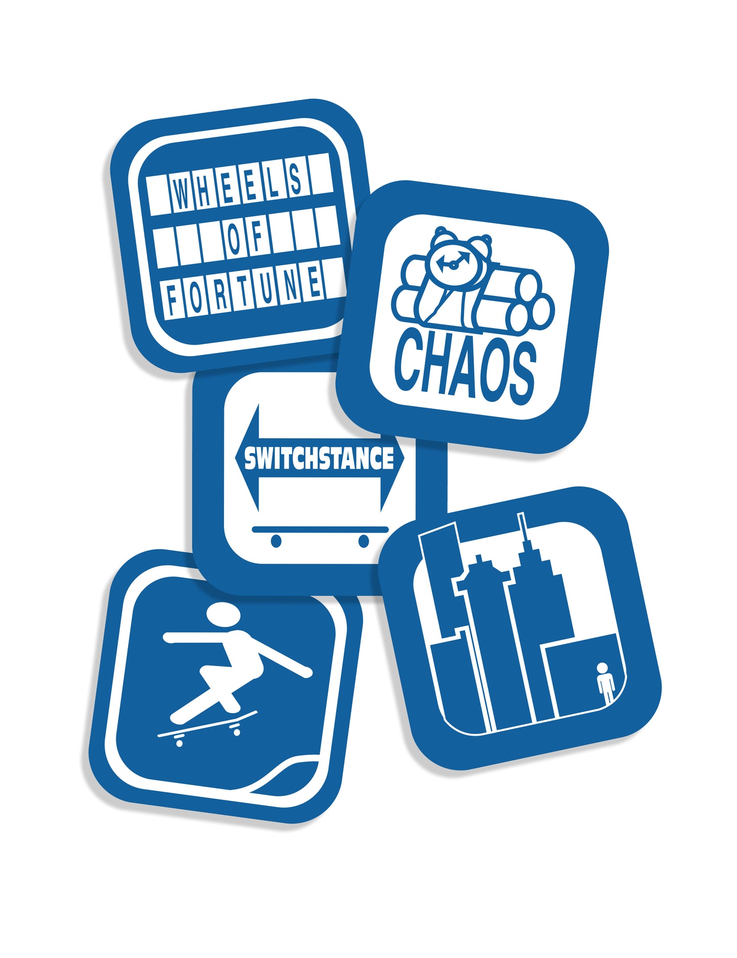 411VM Icons - Assorted Sticker 5 Pack