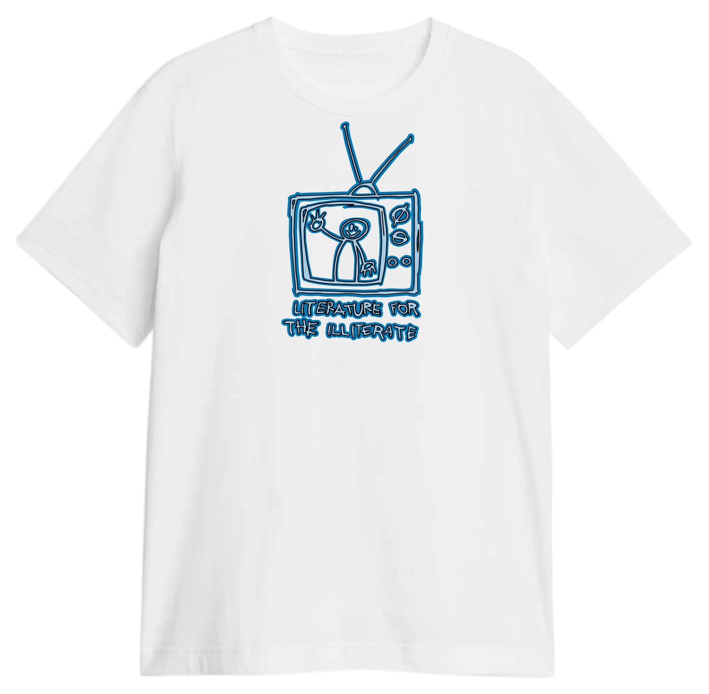 411VM Literature S/S Tee White