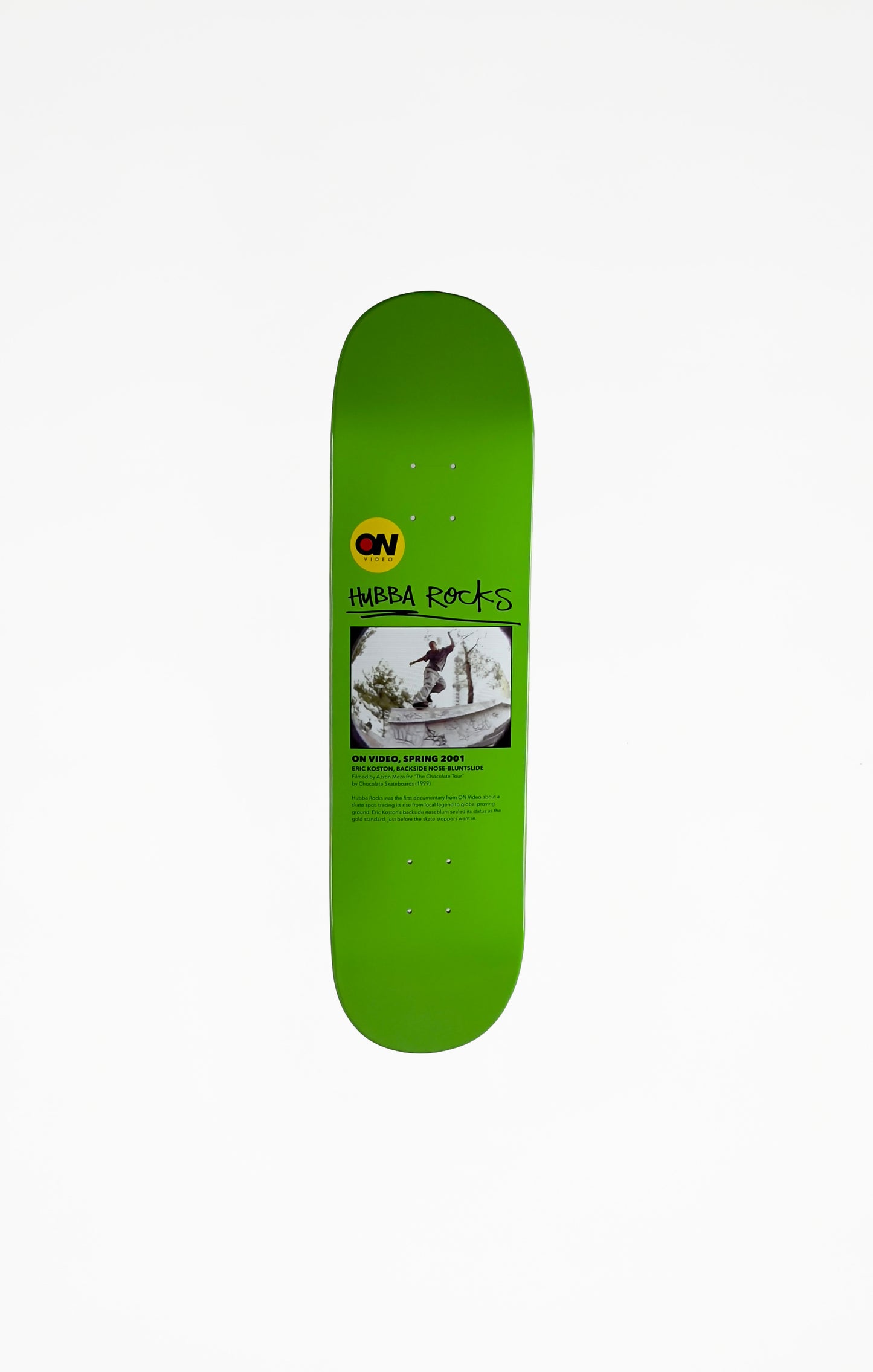 On Video | Eric Koston | Hubba Rocks EX7 Deck - 8.375